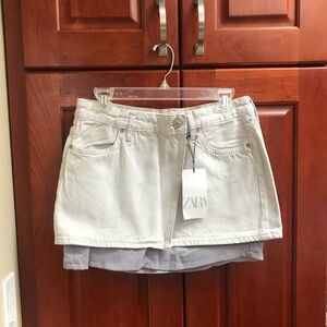 NWT Zara Gray Skirt